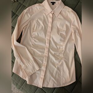 Ann Taylor Light Pink Button Down Blouse - Size 6